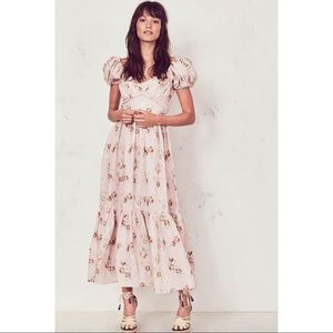 Loveshackfancy Angie Dress pink floral